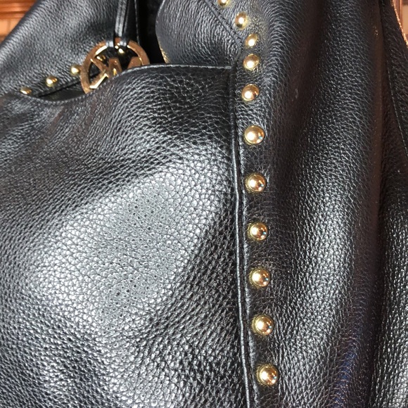 π₯1DAY SALE EUC MK GOLD STUDDED - Picture 2 of 5